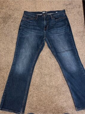 Old Navy Dark Blue Straight-Leg Jeans
